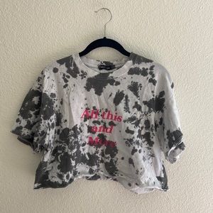 Cropped Tie Dye Shirt